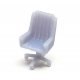 Desk Chair -- Unpainted 3D Printed Part, HO, All Scale Miniatures 871975