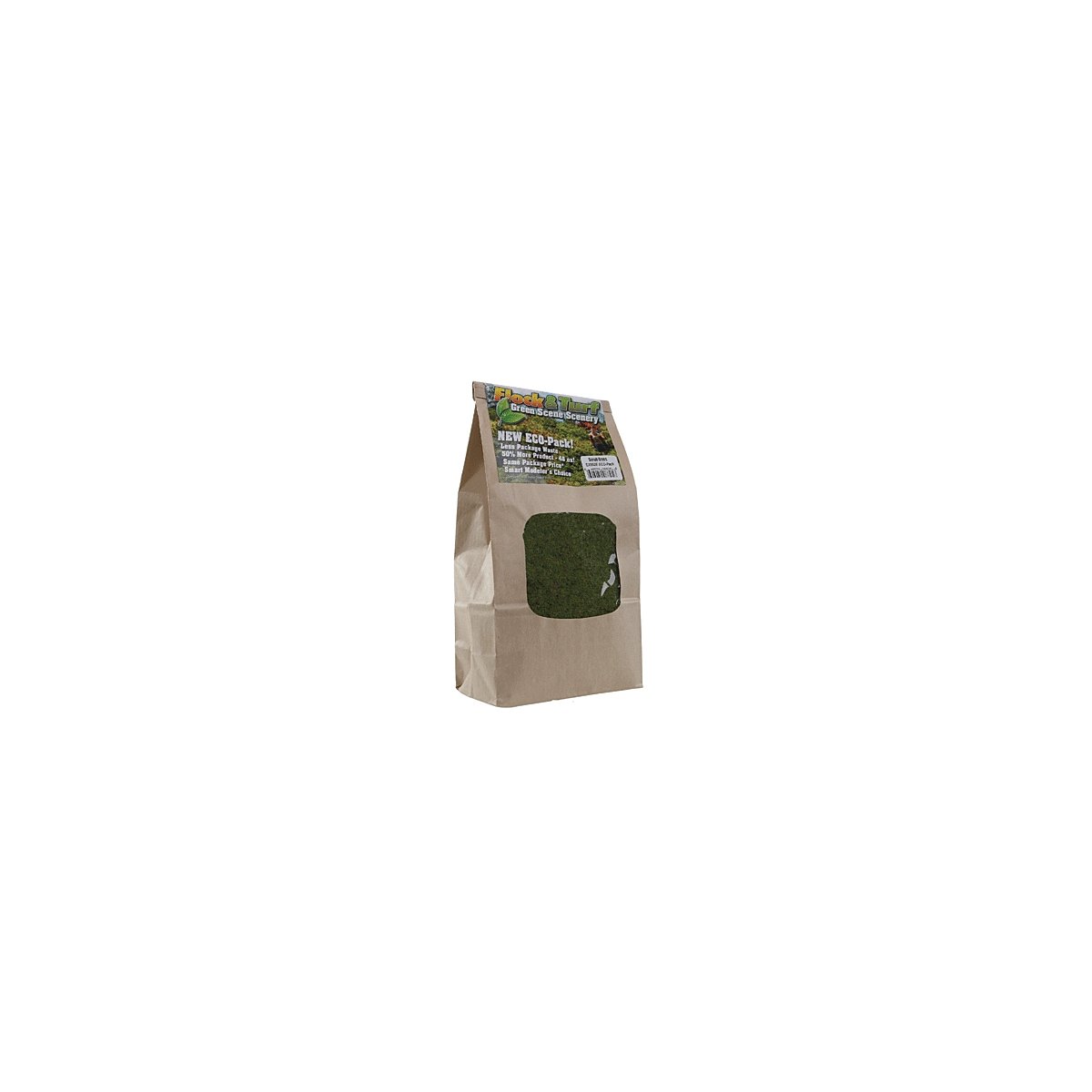 Flock & Turf Ground Cover ECO Pack Bag -- Scrub Grass Blend 48oz 1.4l, All Scales, Scenic Express 882E