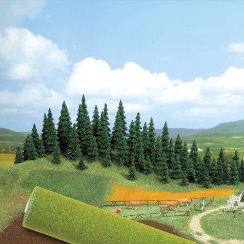 Grass Mat -- Spring Green 39-3/8 x 98-7/16′ 100 x 250cm, All Scales, Busch Gmbh & Co Kg 7281