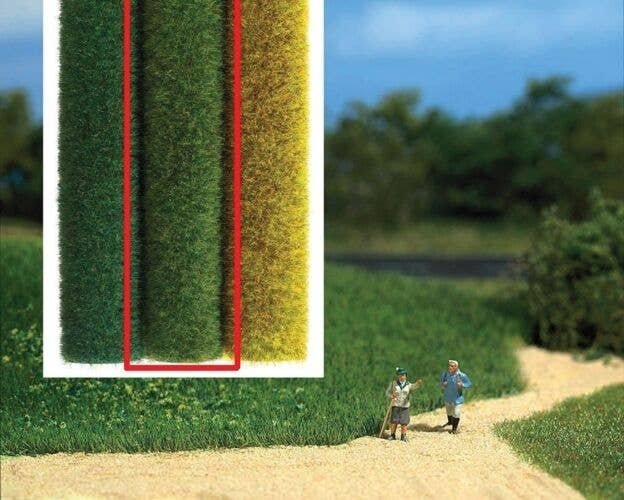Grass Matting - Large - 31-1/2 x 31-1/2′ 80 x 80cm -- Light Green, HO, Busch Gmbh & Co Kg 7216