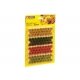 Grass Tufts XL -- Dark Green, Dark Green, Red, Yellow 3/8′ 9mm Fibers pkg(104), All Scales, Noch Gmbh & Co 7011