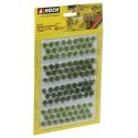 Grass Tufts -- Light, Medium and Dark Green Field Plants, 1/4′ 6mm Fibers pkg(104), All Scales, Noch Gmbh & Co 7133