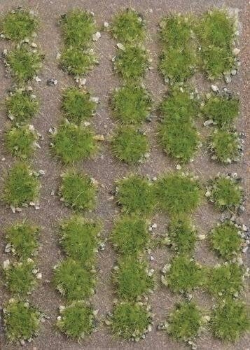 Grass Tufts with Stones -- Spring pkg(40), All Scales, Busch Gmbh & Co Kg 3551