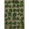 Grass Tufts with Stones -- Late Summer pkg(35), All Scales, Busch Gmbh & Co Kg 3557