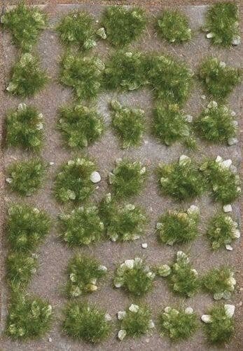 Grass Tufts with Stones -- Fall pkg(35), All Scales, Busch Gmbh & Co Kg 3558
