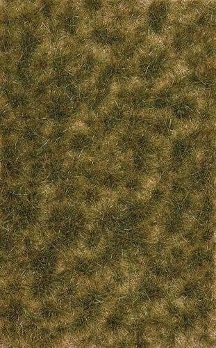 Grass Tuft Sheet -- 2-Color Long Late Summer Tufts 1/4` .6cm Tall, 5-7/16 x 3-7/16` 13, All Scales, Busch Gmbh & Co Kg 3538