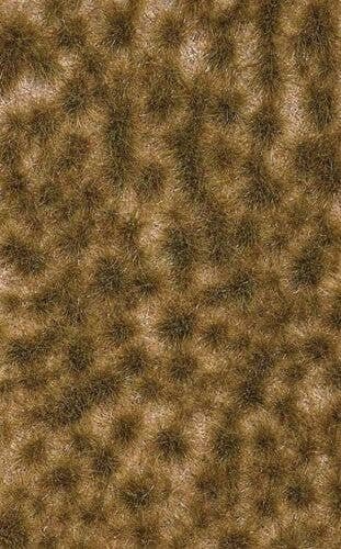 Grass Tuft Sheet -- 2-Color Long Fall Tufts 1/4` .6cm Tall, 5-7/16 x 3-7/16` 13.8 x 8., All Scales, Busch Gmbh & Co Kg 3539
