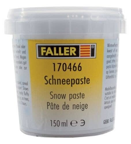 Snow Paste -- 5-1/16oz 150mL, All Scales, Faller Gmbh 170466