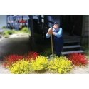Grass Tufts - SceneScapes(R) -- Yellow, Red 3/8′ 1cm Tall Fibers pkg(50), All Scales, Bachmann Industries 31045