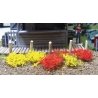 Grass Tufts - SceneScapes(R) -- Yellow, Red 1/4′ .6cm Tall Fibers pkg(100), All Scales, Bachmann Industries 31034