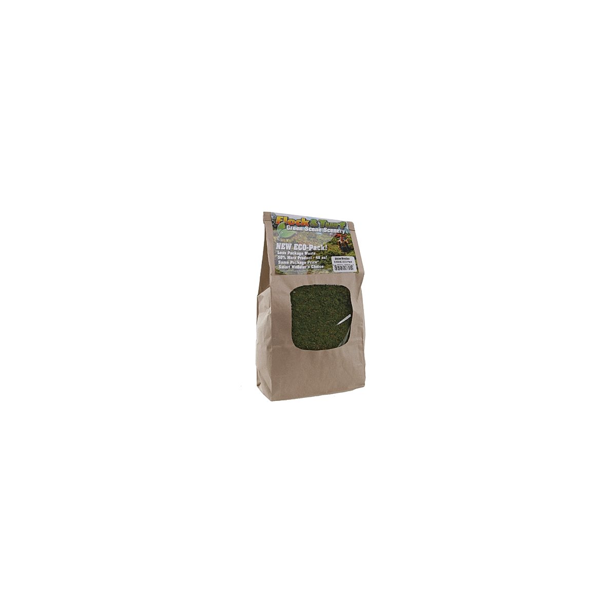 Flock & Turf Ground Cover ECO Pack Bag -- Alpine Meadown Blend 48oz 1.4l, All Scales, Scenic Express 884E