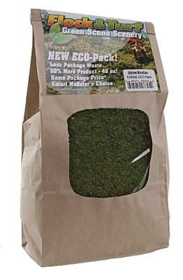 Flock & Turf Ground Cover ECO Pack Bag -- Alpine Meadown Blend 48oz 1.4l, All Scales, Scenic Express 884E
