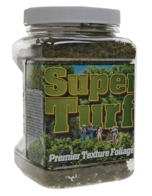 Flock & Turf Superturf Ground Cover -- Moss - Shaker - 32oz 1L, All Scales, Scenic Express 865B