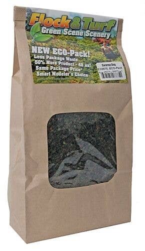 Flock & Turf Ground Cover ECO Pack Bag -- Swampy Bog Blend 48oz 1.4l, All Scales, Scenic Express 887E