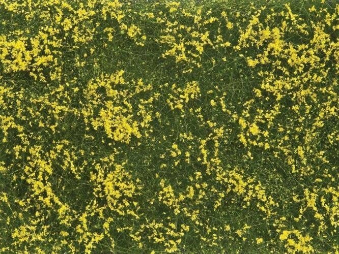 Ground Cover Foliage Pad -- Meadow Yellow 4-3/4 x 7-1/16′ 12 x 18cm, All Scales, Noch Gmbh & Co 7255