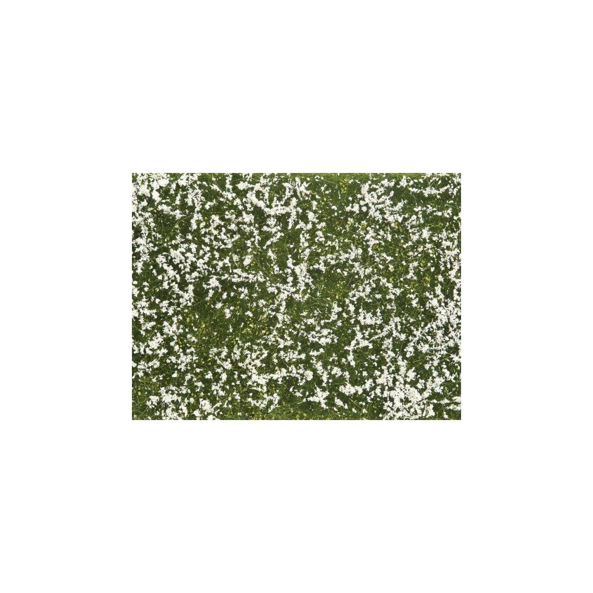 Ground Cover Foliage Pad -- Meadow White 4-3/4 x 7-1/16′ 12 x 18cm, All Scales, Noch Gmbh & Co 7256