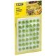 Grass Tufts Mini Set -- Green Field Plants 1/4′ 6mm pkg(42), All Scales, Noch Gmbh & Co 7034