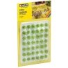 Grass Tufts Mini Set -- Green Field Plants 1/4′ 6mm pkg(42), All Scales, Noch Gmbh & Co 7034