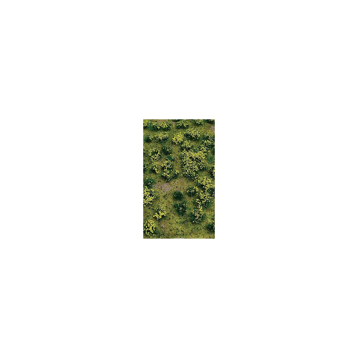 Flowering Meadow Mat - 5 x 7′ 12.7 x 17.8cm Sheet -- Yellow, All Scales, JTT Miniature Tree 95605
