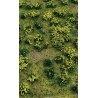Flowering Meadow Mat - 5 x 7′ 12.7 x 17.8cm Sheet -- Yellow, All Scales, JTT Miniature Tree 95605