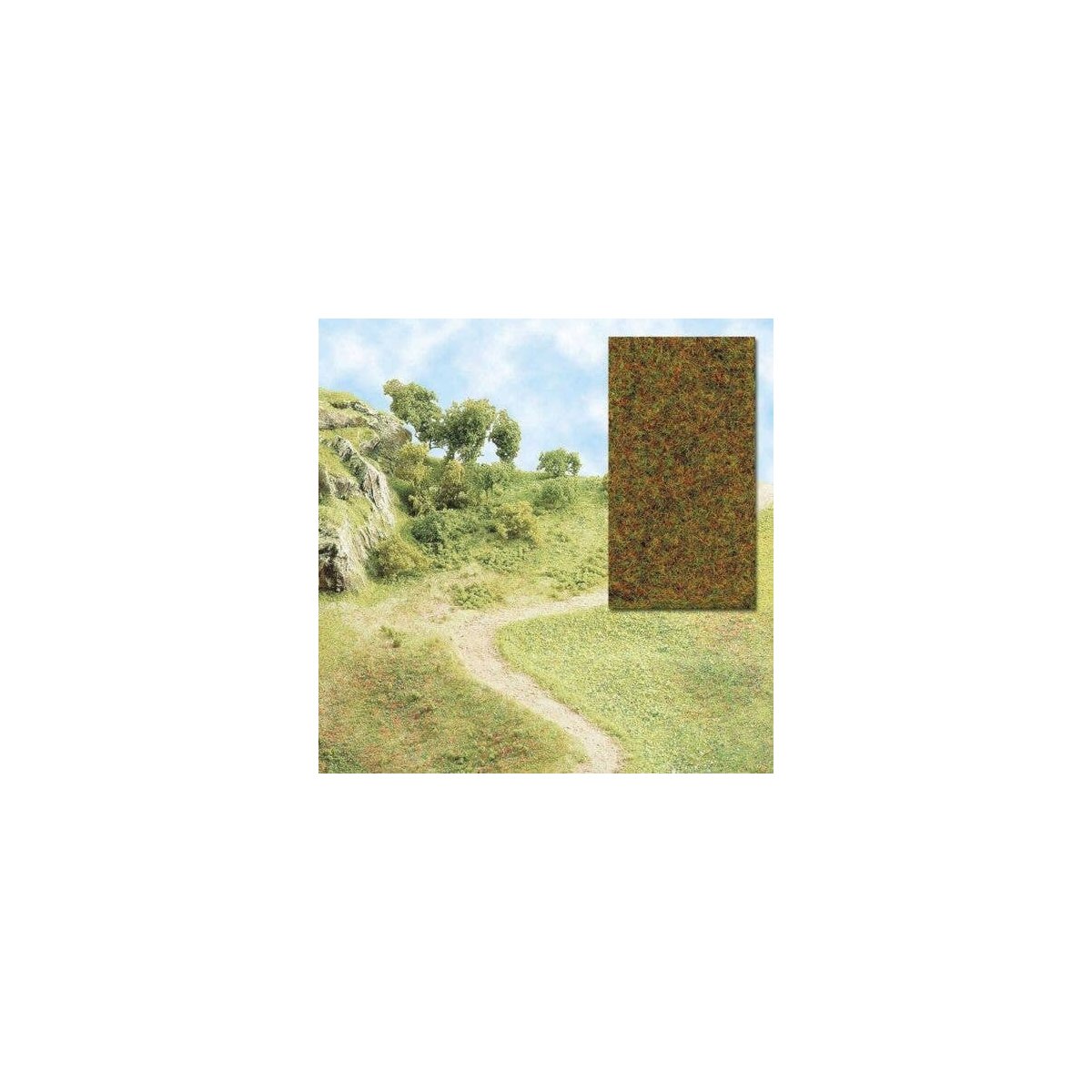 Static Wild Grass Flocking -- Autumn 8-7/16oz 250ml, All Scales, Busch Gmbh & Co Kg 7114
