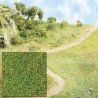 Grass Scatter Material Ground Cover -- Green w/Blooms 1-7/16oz 40g, All Scales, Busch Gmbh & Co Kg 7055