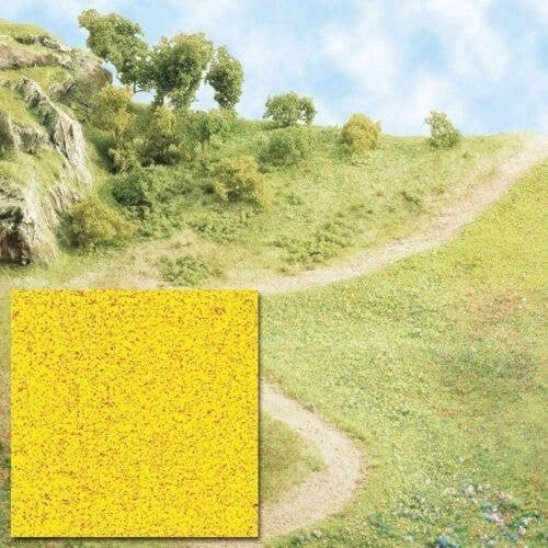 Grass Scatter Material Ground Cover -- Yellow 1-7/16oz 40g, All Scales, Busch Gmbh & Co Kg 7054