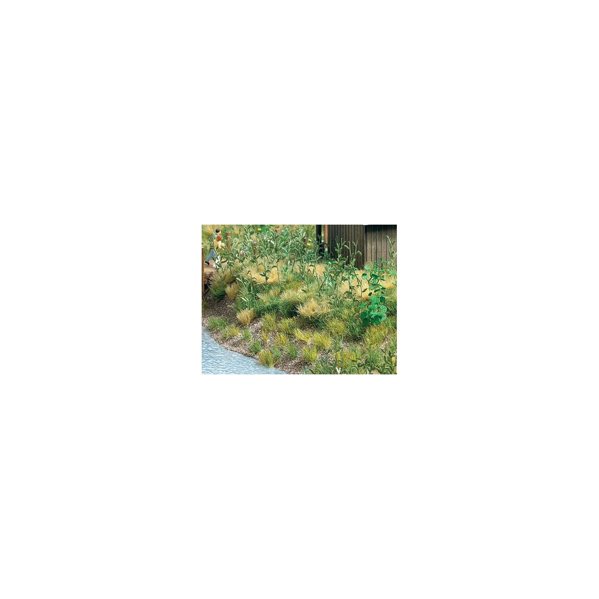 Groundcover Mat Set -- Each Mat: 4-1/8 x 5-13/16′ 10.5 x 14.8cm pkg(4), HO, Busch Gmbh & Co Kg 1300