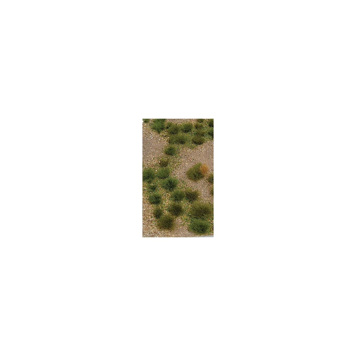 Grassland Mat (Earth Base w/Grassy Tufts) - 5 x 7′ 12.7 x 17.8cm Sheet -- Wild, All Scales, JTT Miniature Tree 95602