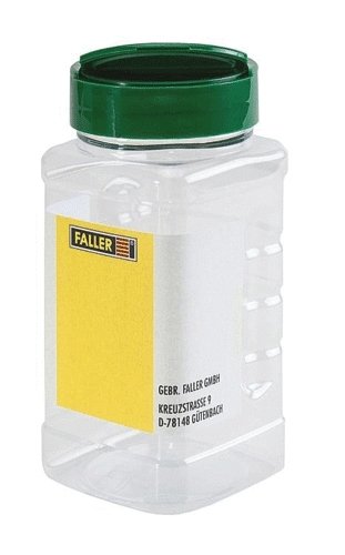 Empty Shaker Storage Bottle -- Clear w/Blank Label, All Scales, Faller Gmbh 171700