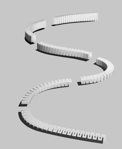 Incline Starter Set - SubTerrain System -- 0.03, All Scales, Woodland Scenics 1416