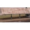 Flagstop Covered Platform -- Laser-Cut Wood Kit - 40 x 15 Scale Feet, S, B.T.S. 7401