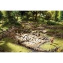 T-Rex Excavation Scene -- Hard-Foam Casting - 5-5/16 x 2-11/16 x 5/8′ 13.5 x 6.8 x 1.6cm, HO, Noch Gmbh & Co 58614