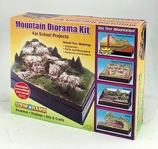 Scene-A-Rama(TM) Diorama Kits -- Mountain, HO, Woodland Scenics 4111