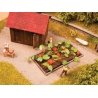 Garden Plot - Assembled - Deco Minis -- 8 Pumpkin Vines, HO, Noch Gmbh & Co 13219