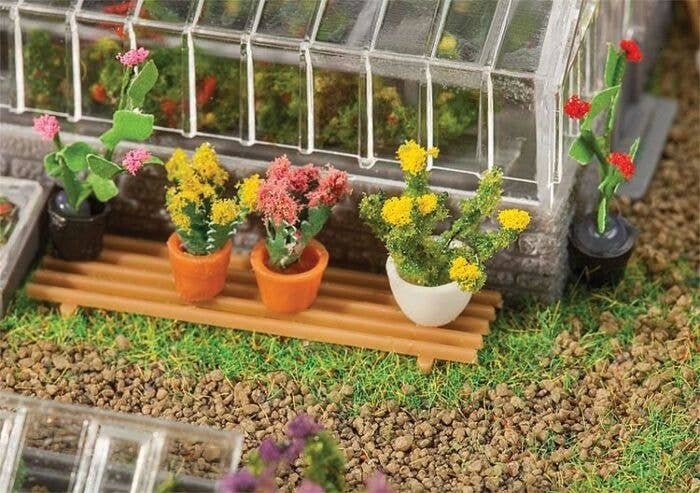 Potted Plants -- pkg(6), HO, Faller Gmbh 181270