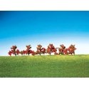 Bushes w/red Flowers, All Scales, Faller Gmbh 181476