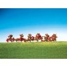 Bushes w/red Flowers, All Scales, Faller Gmbh 181476