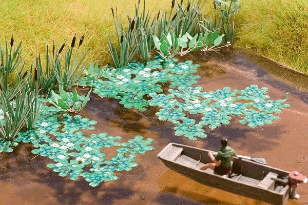Water Lilies -- Total Area Approx. 60cm, All Scales, Noch Gmbh & Co 14114