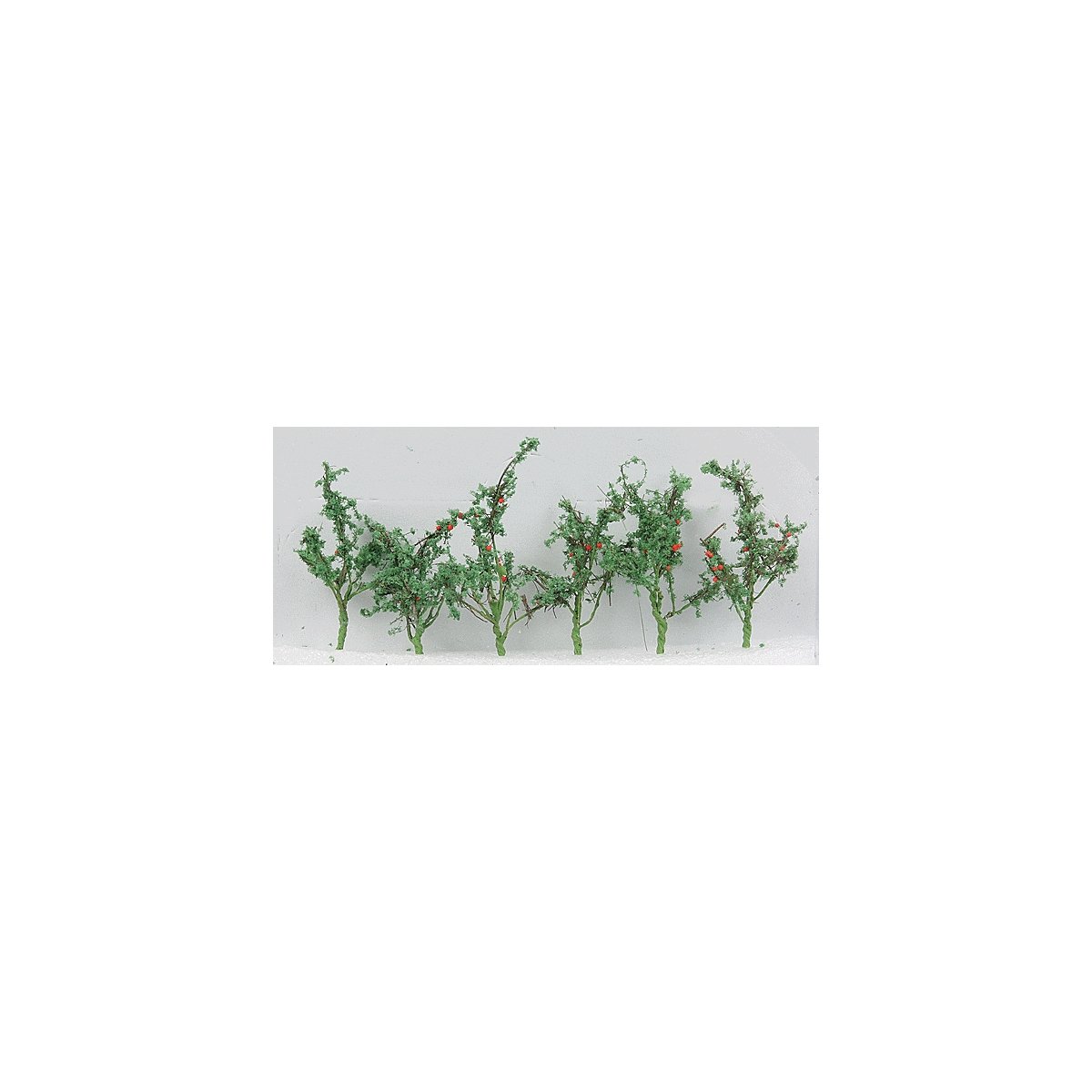 Tomato Plants - Assembled -- 1-1/2′ 3.8cm Tall pkg(12), O, JTT Miniature Tree 95526