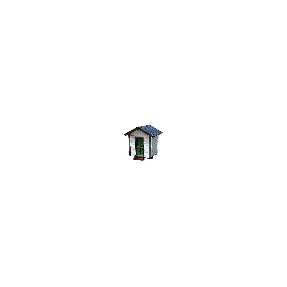 Tool Storage Shed -- 1-5/8 x 2′ 4.1 x 5.1cm, HO, B.T.S. 27112