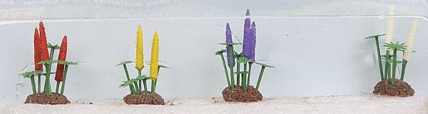 Lupines -- 1′ 2.5cm Tall pkg(8), O, JTT Miniature Tree 95542