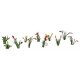 Assorted Flower Plants -- Set 2 pkg(10), HO, JTT Miniature Tree 95559