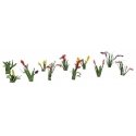 Assorted Flower Plants -- Set 2 pkg(10), HO, JTT Miniature Tree 95559