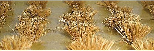 Detachable Bushes pkg(30) -- Wheat - Wheat Grass 3/8′ 1cm Tall, HO, JTT Miniature Tree 95579
