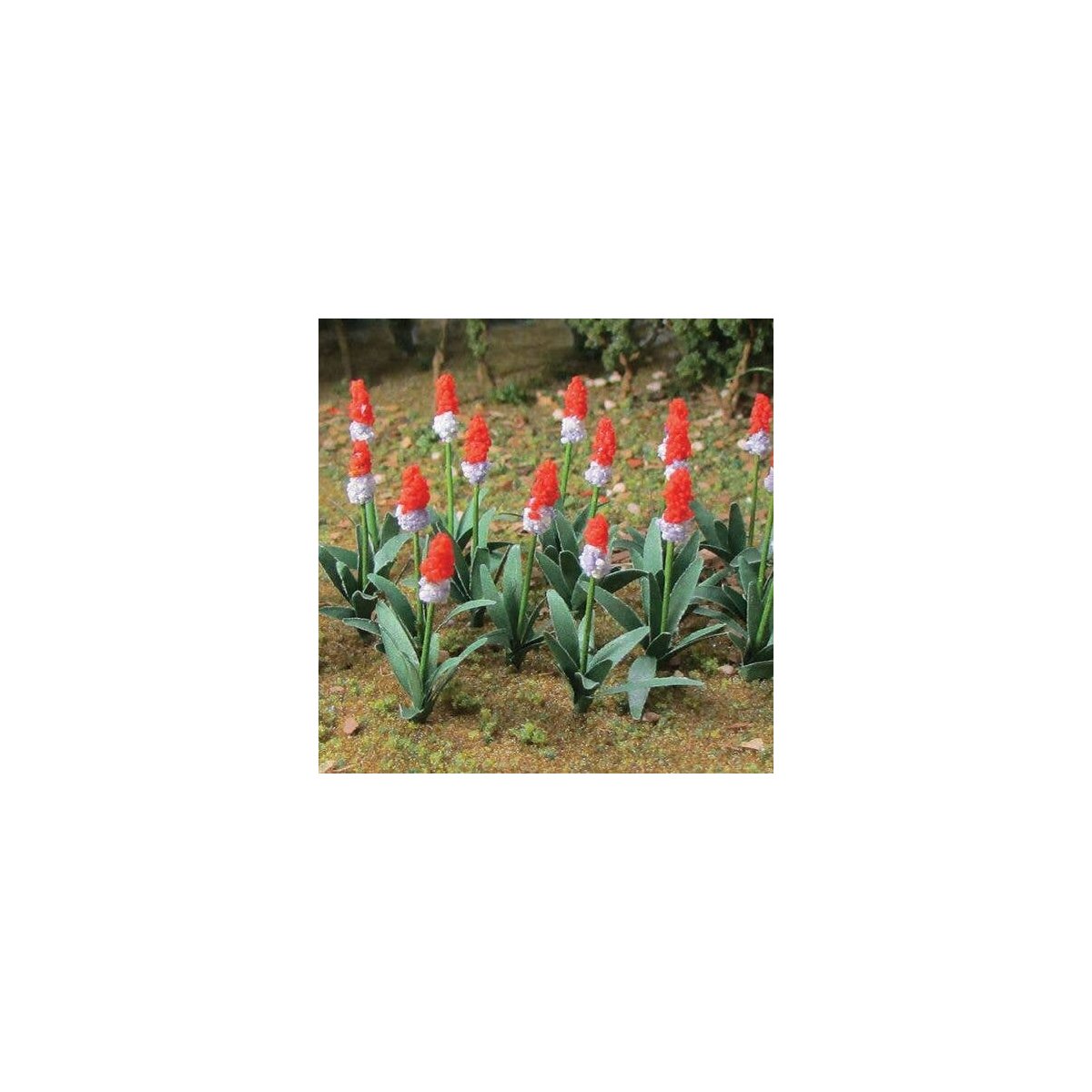 Primrose (Primula Vialii) -- pkg(18), O, JTT Miniature Tree 95595