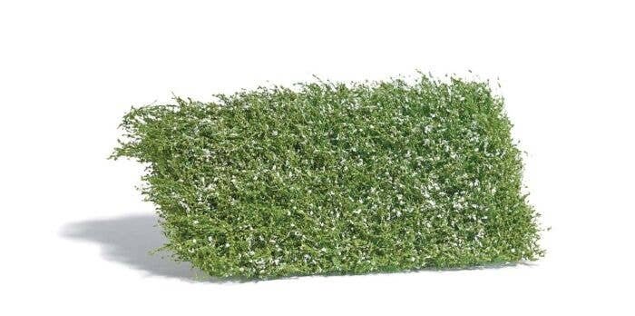 Shrub Mat - 4-3/4 x 3-1/8 x 1-3/8′ 12 x 8 x 3.5cm -- Spring, All Scales, Busch Gmbh & Co Kg 3595