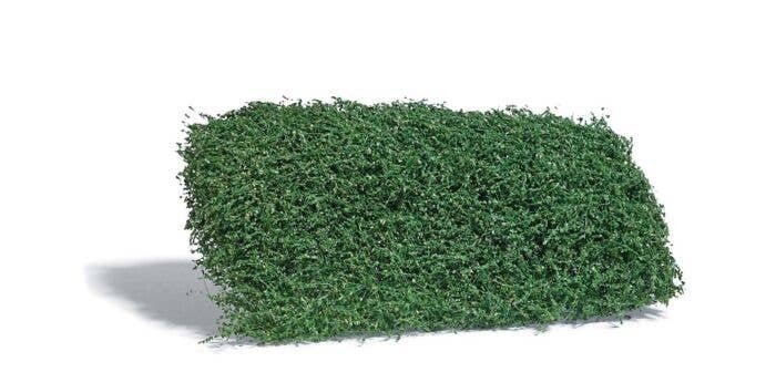 Shrub Mat - 4-3/4 x 3-1/8 x 1-3/8′ 12 x 8 x 3.5cm -- Late Summer, All Scales, Busch Gmbh & Co Kg 3598