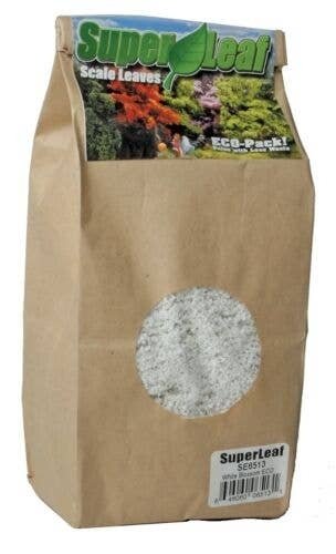 SuperLeaf Flowering Blossom 24oz ECO-Pak -- White, All Scales, Scenic Express 6513
