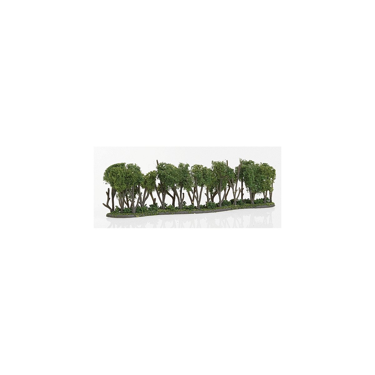 Hedge Row - Woodland Classics(TM) Ready Made Trees(TM) -- 7-3/4 x 1 to 2′ 19.6 x 2.5 to, All Scales, Woodland Scenics 3581